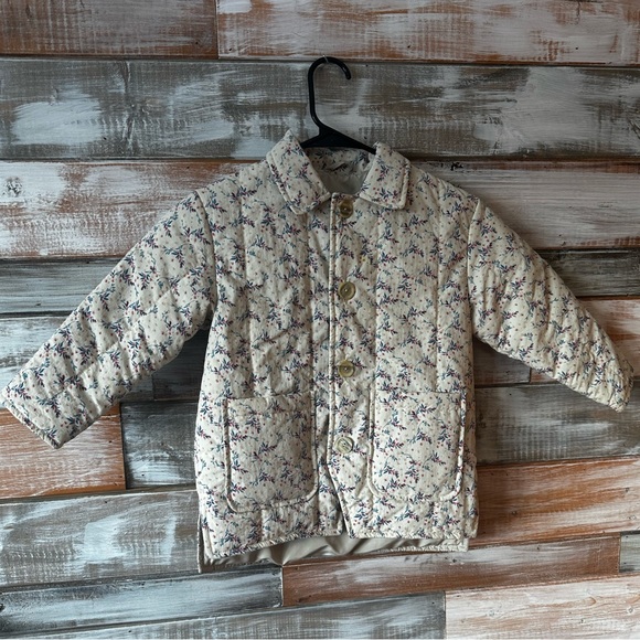 Zara Other - Zara floral light weight shirt jacket 6Y EUC